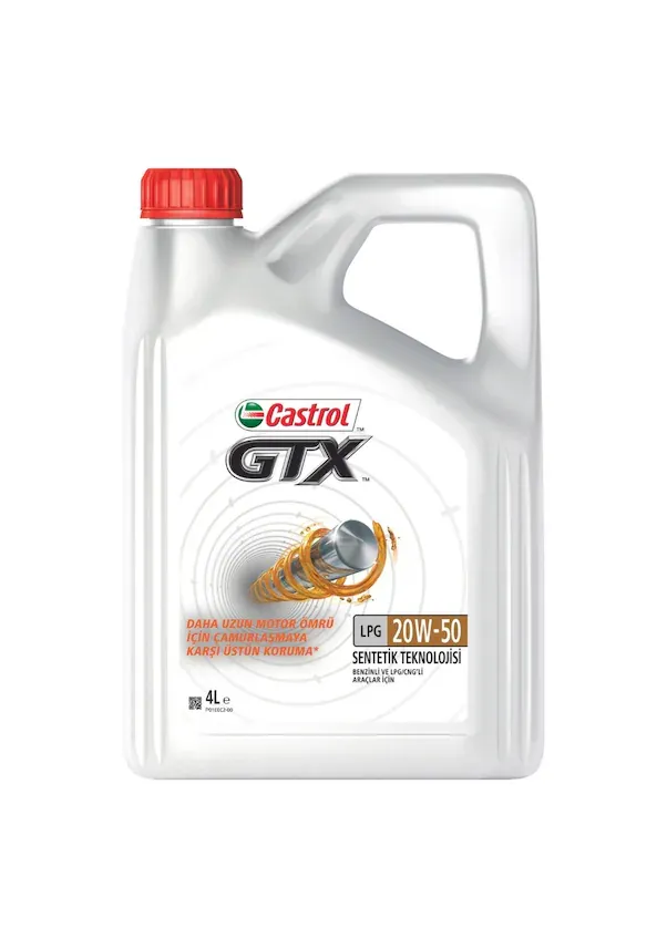 Castrol GTX 20W-50 LPG - 4LT