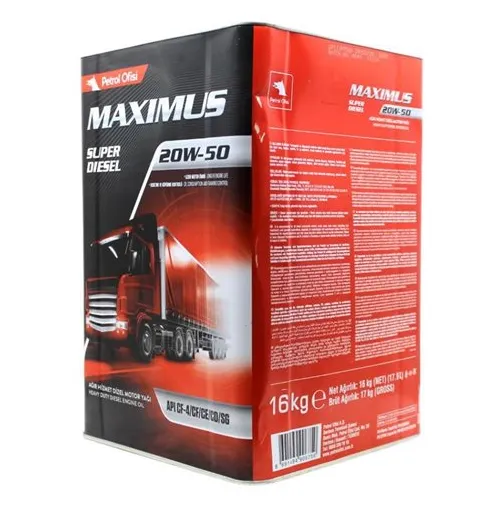 Petrol Ofisi Maximus Super Diesel 20W-50 - 18LT