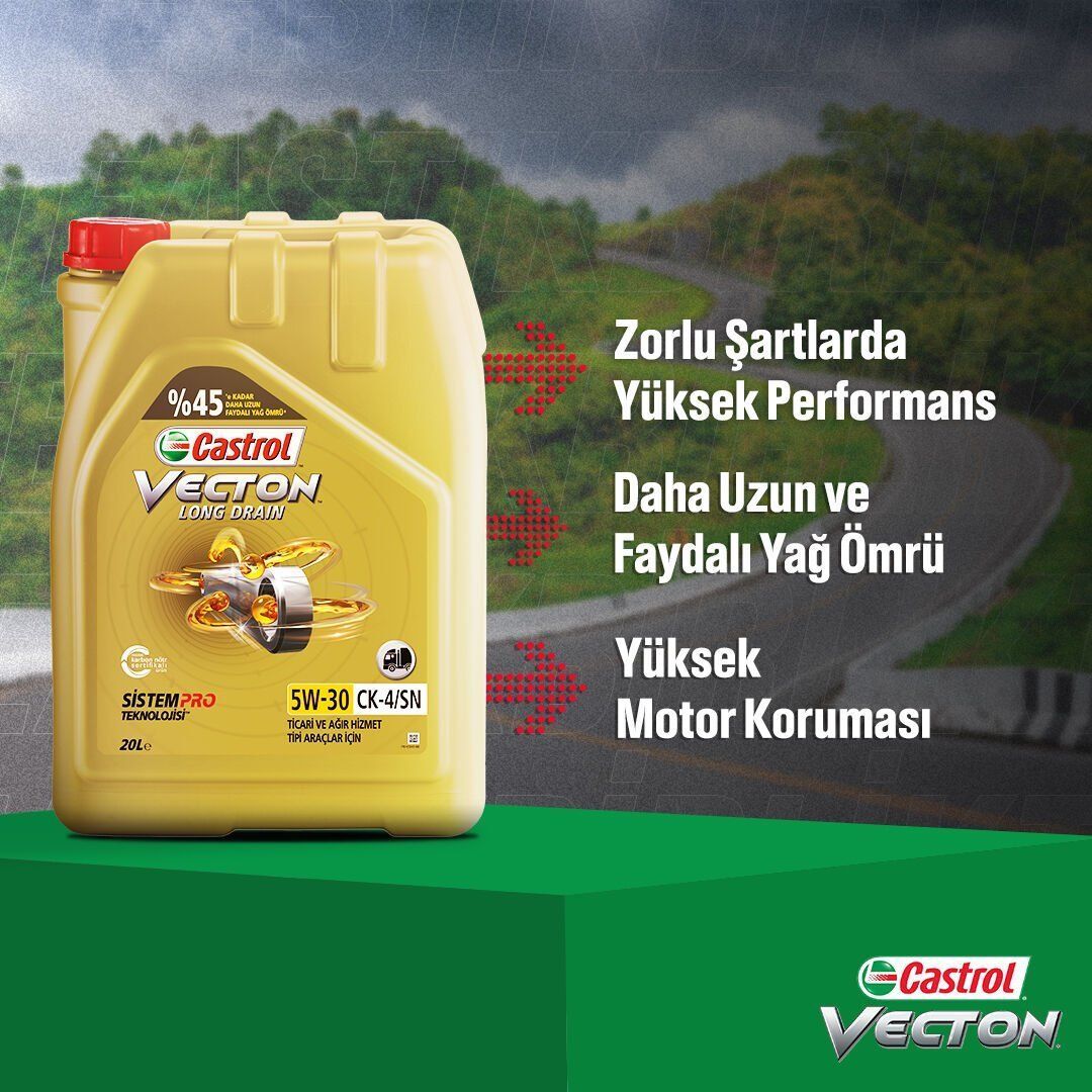 Castrol Vecton Long Drain 5W-30 CK-4 - 20LT